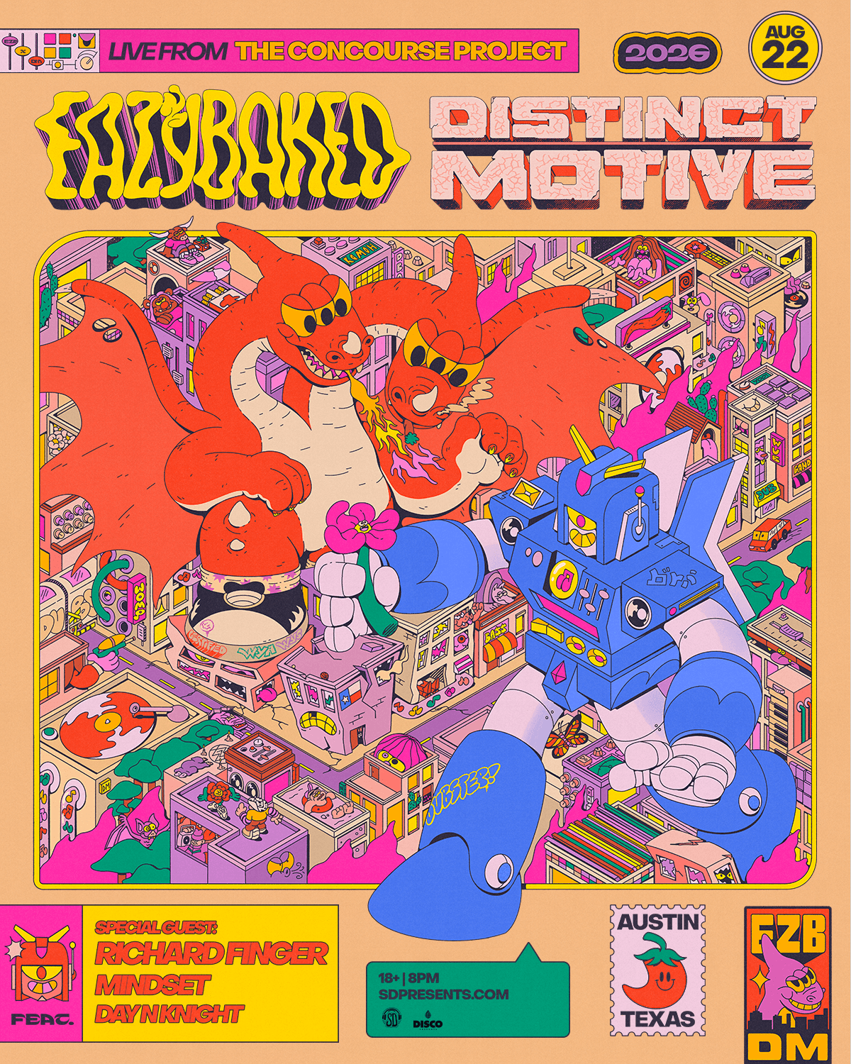 Distinct Motive, EAZYBAKED, Richard Finger + More