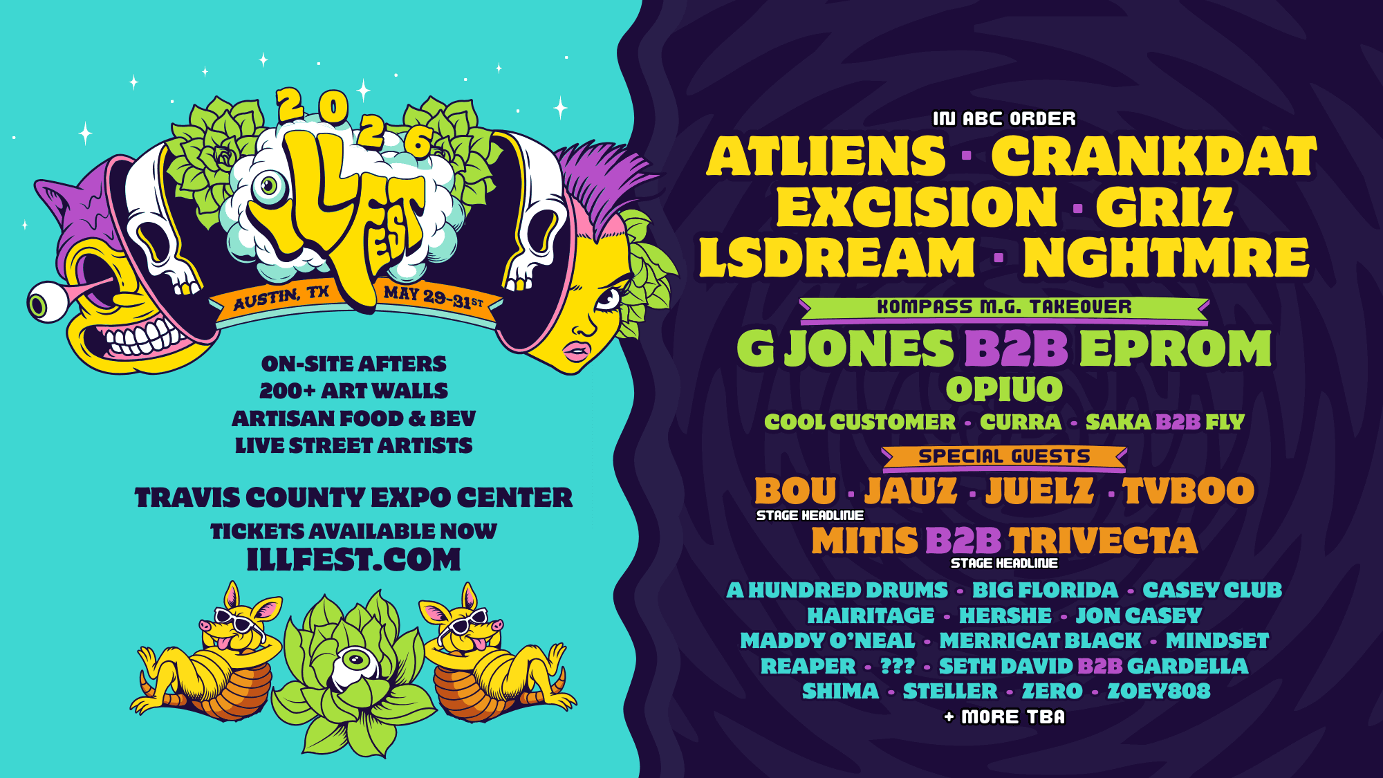 ILLfest Music and Street Art Festival at the Travis County Expositon Center | Austin, TX